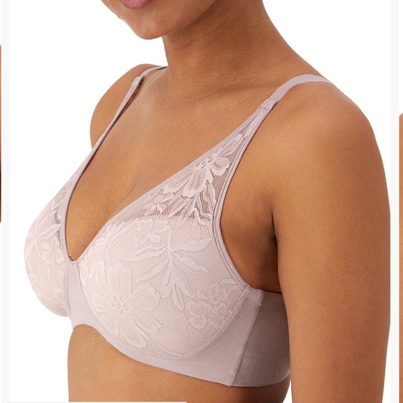 🌿💕 Bali Breathe Floral Lace Wireless T Shirt Bra - Picture 2 of 11